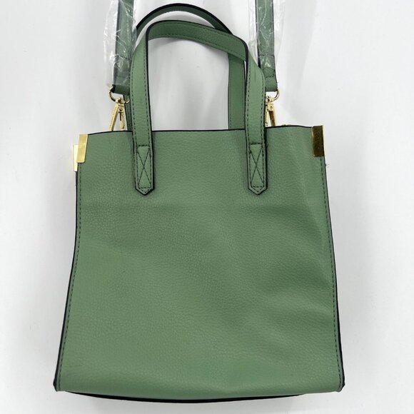 NWOT Steve Madden Basil Green Mini Tote Bag Crossbody 3 Compartment - Picture 2 of 12